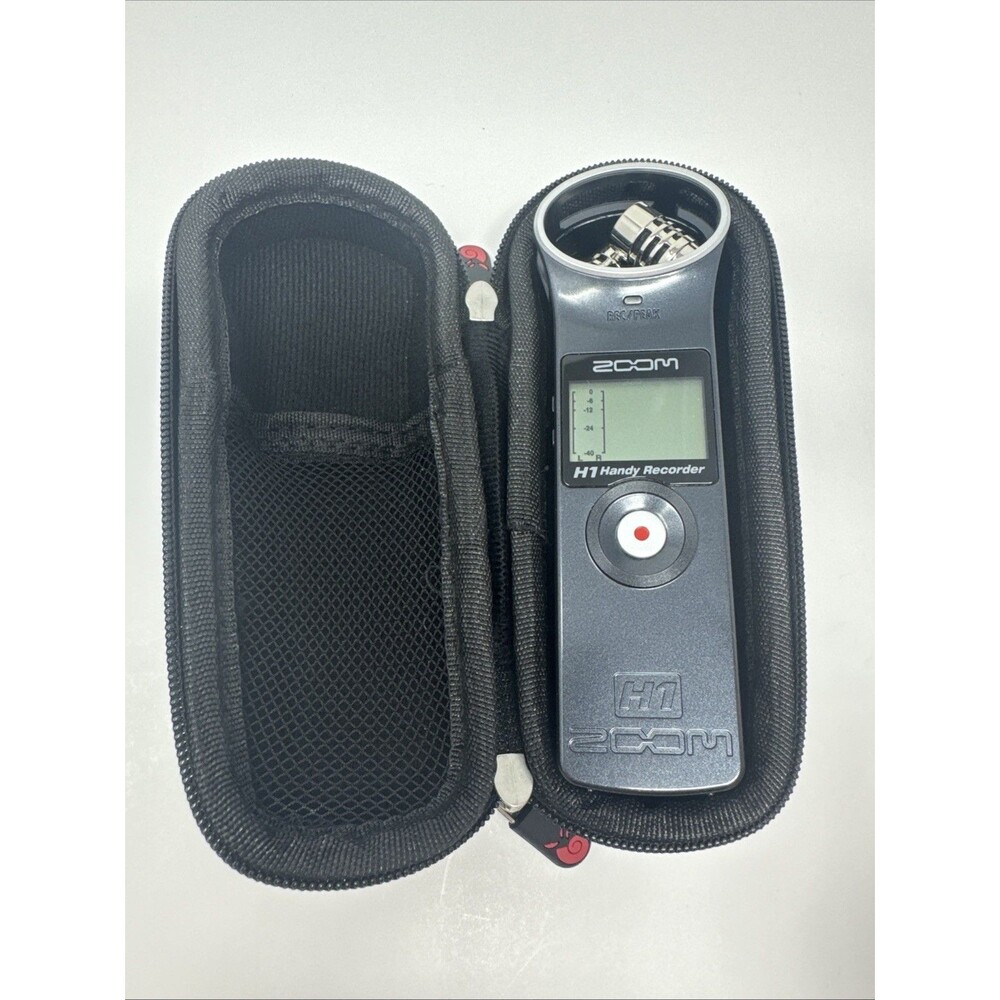 Zoom H1 Handy Portable Digital Recorder Tested Works With Case - No Memory Card